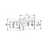 Boring Reduction with CK Adaptor  CK2-CK1-036  CK7-CK6-106 - Big-tools Industrial Supply Tools for Metal Cutting